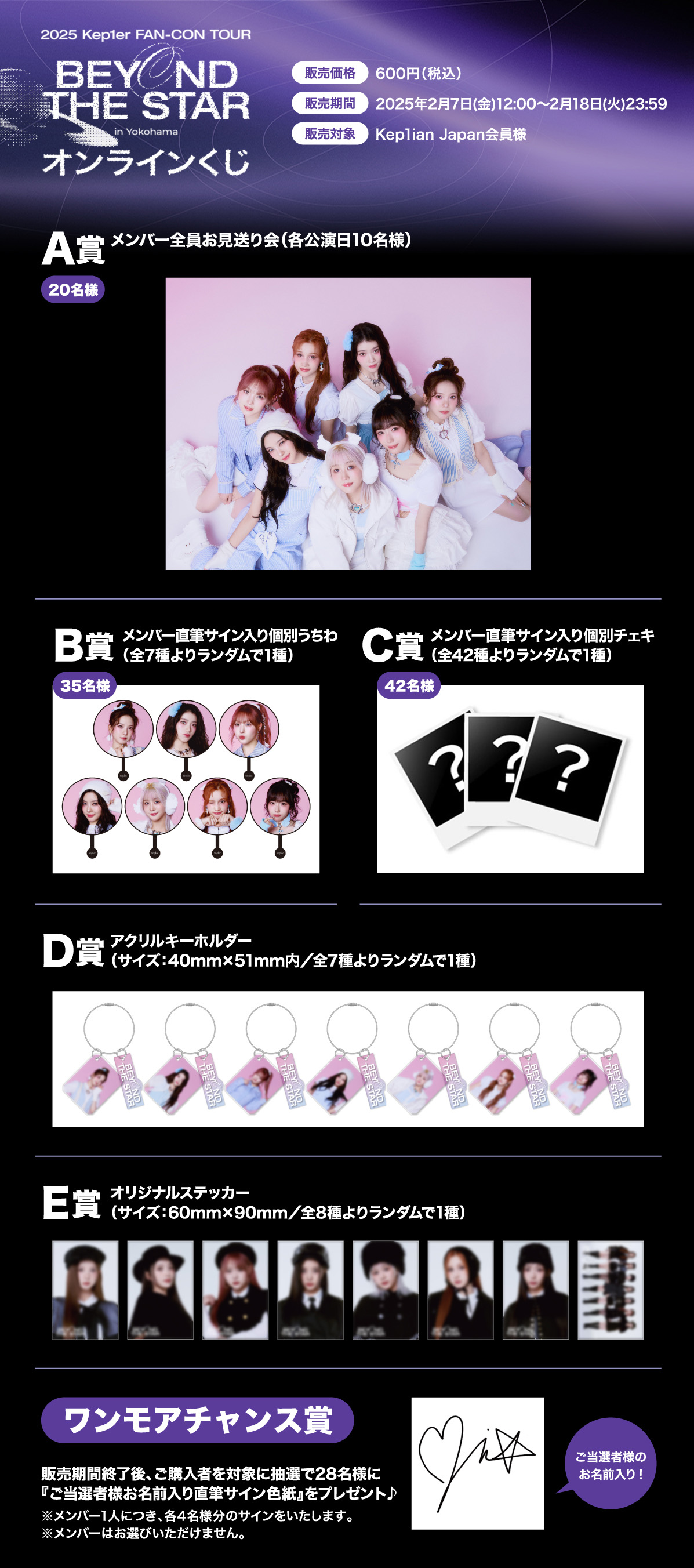 Kep1er LOVE STRUCKオンライントークイベント応募用シリアル6枚 Kep1er LOVE STRUCKオンライントークイベント応募用シリアル6枚